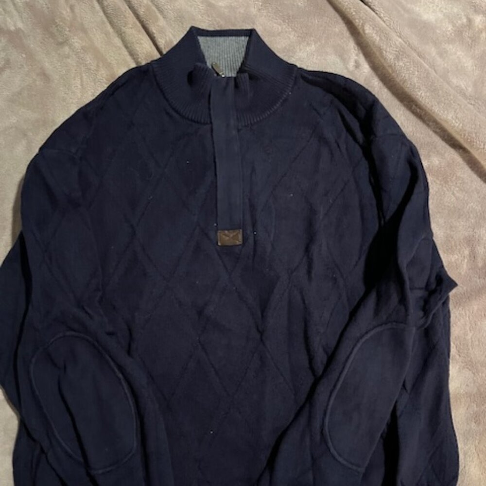 Allen Edmonds - Men's Zip-Up Sweater - Large
